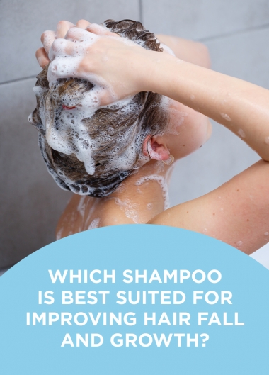 Which shampoo is best suited for improving hair fall and growth?