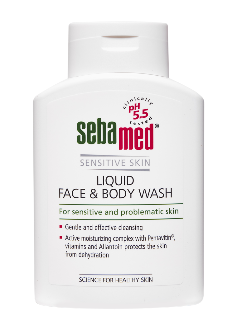 Liquid Face and Body Wash for Sensitive Skin 100 Soap Free