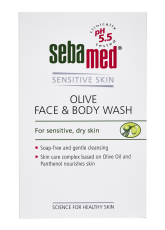 Sebamed olive face and body wash for sensitive skin