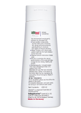 Details on Sebamed repair shampoo bottle