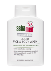 Sebamed liquid face and body wash for sensitive skin